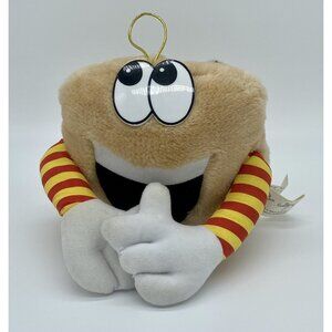 Nabisco Freddie Eddie Shreddies Cereal Plush Stuffed Animal Soft Toy 1988 RARE